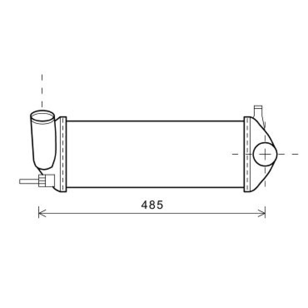 8200427469 LADELUFTKÜHLER RENAULT KANGOO  II 1.5 DCI DCA1050