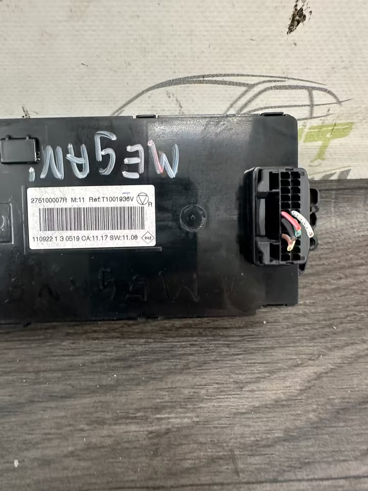 275100007R Klimabedienteil Klimasteuerung Renault Megane III