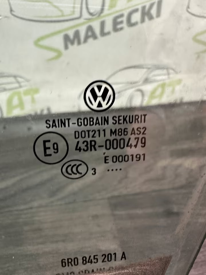 6R0845201A Seitenscheibe Vorne Links VW Polo 6R
