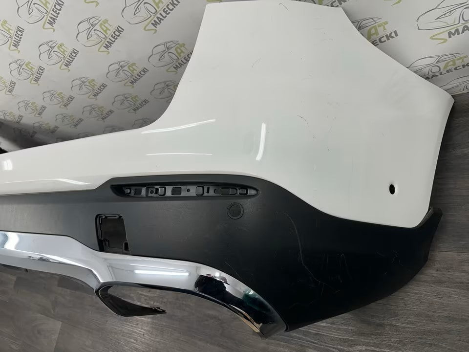 A2538858502 Stoßstange Hinten Mercedes GLC A253 Modell Weiß Chrom