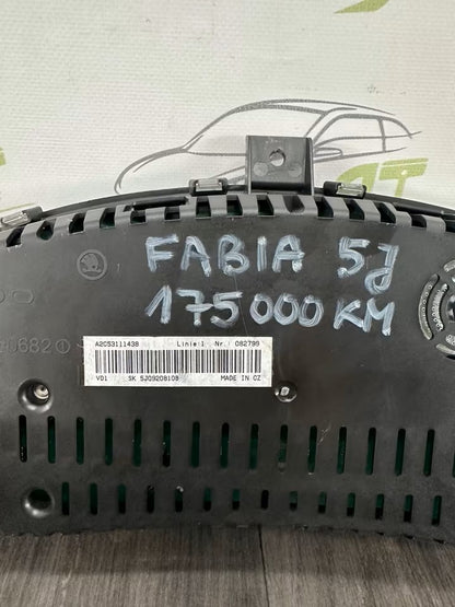 5J0920810B Tacho Kombiinstrument Skoda Fabia Roomster 1,2 BZG