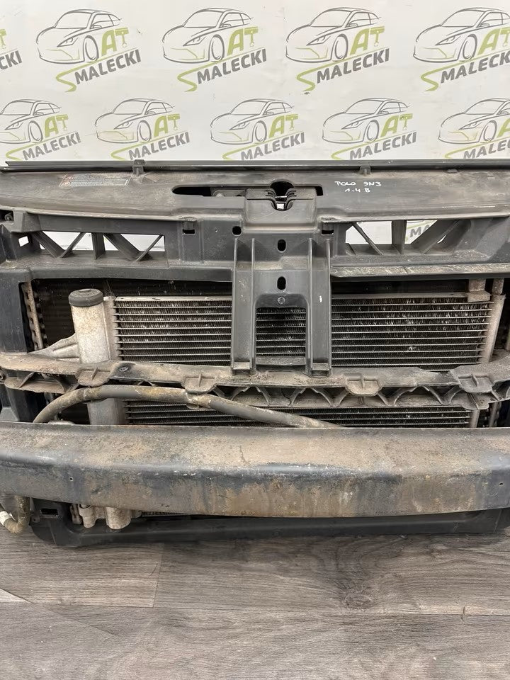 Lock carrier front mask complete Vw Polo 9N3 1.2 with air conditioning