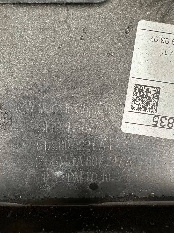 5TA807221A-L Stoßstange Vorne SRA 4-PDC Vw Touran 5T Modell