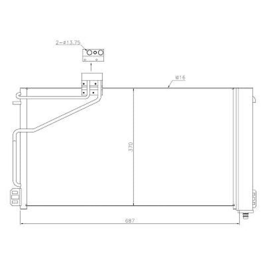 A2035000054 KONDENSATOR MERCEDES C-Klasse W203 DCC1687