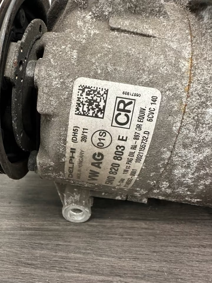 5N0820803E Klimakompressor Kompressor 1,6 TDI CAY Audi Vw 2012 bj
