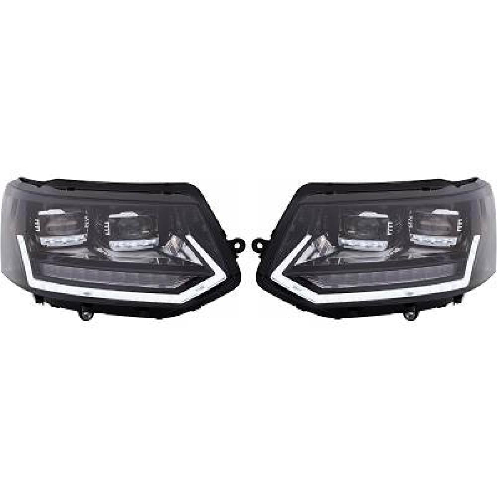 7E1941016 VOLL-LED SCHEINW. SET  T5, 09-15             SCHWARZ, 2273986