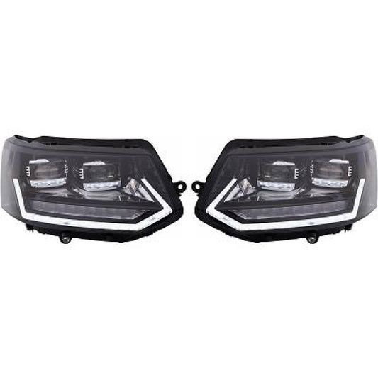 7E1941016 VOLL-LED SCHEINW. SET  T5, 09-15             SCHWARZ, 2273986