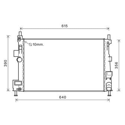 1684912 Kühler Motorkühlung für FORD C-Max II 1,6TDCi DCM3899