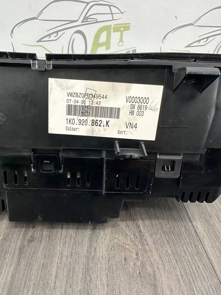 1K0920862K Tacho Kombiinstrument Vw Golf V 1K 5M Diesel 220000km