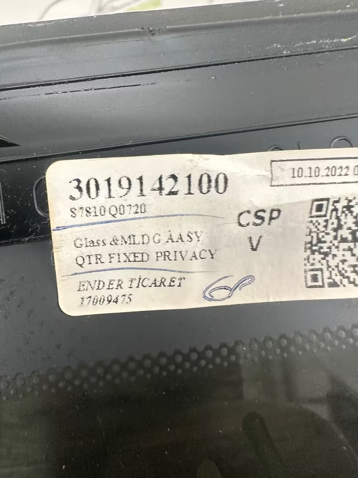 87810Q0720 Scheibe Hinten Links Hyundai Bayon