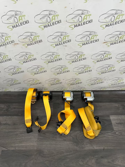 Sicherheitsgurt Set 4 Stück komplett Gelb Renault Megane III RS