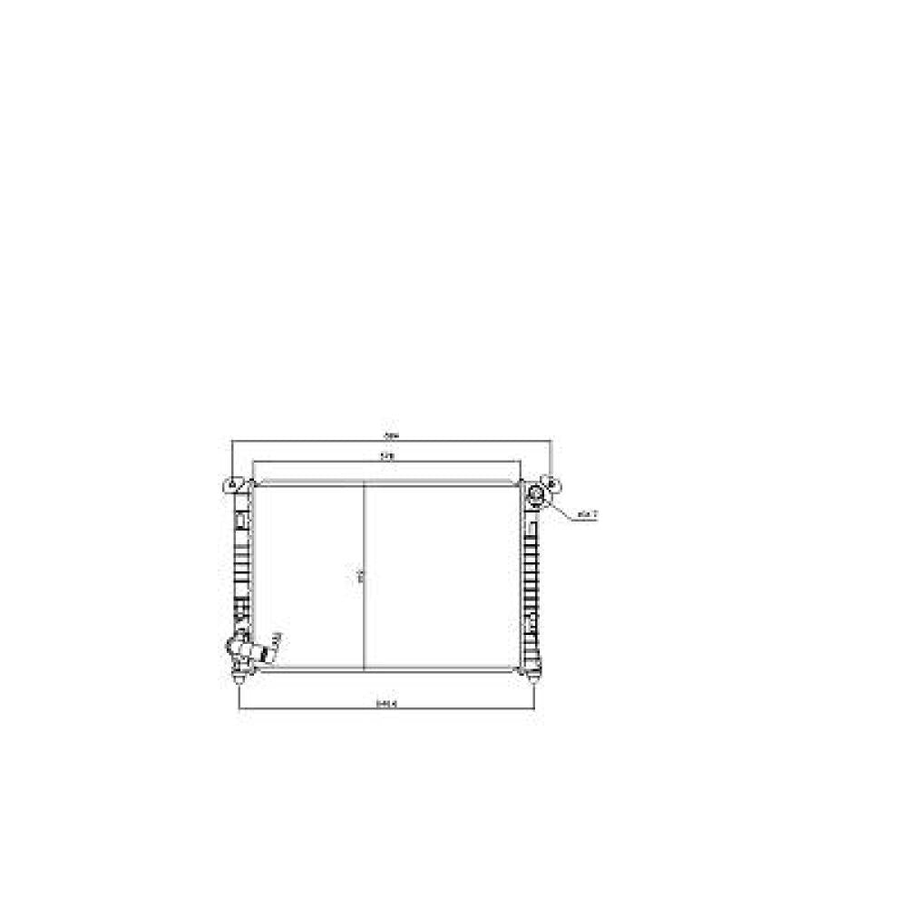 17101475550 Kühler Motorkühlung für BMW MINI ONE 2001-2006 DCM1581