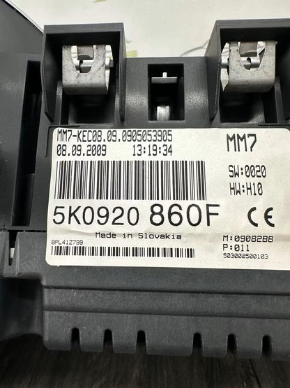 5K0920860F Tacho Kombiinstrument Vw Golf VI 6 5K 1,4 TSI 75tkm