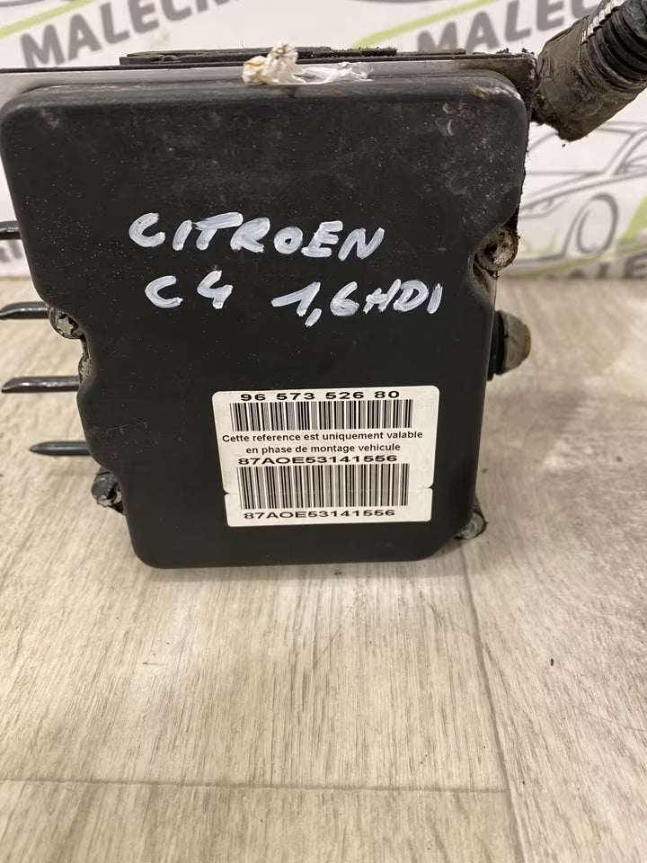 ABS Steuergerät Hydraulik Block Citroën C4 Modelle 9657352680