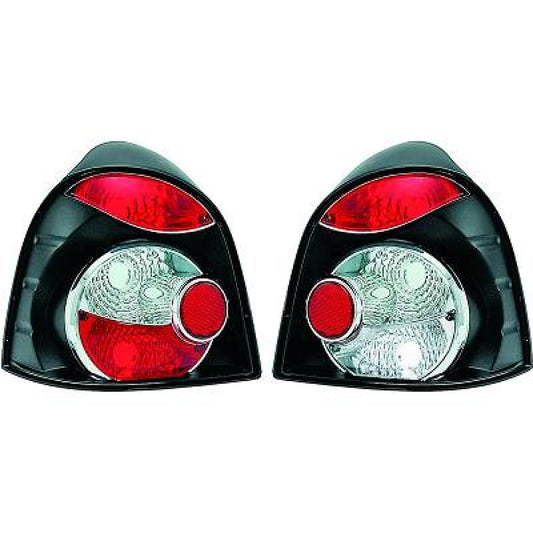 nan DESIGNRÜCKLAMP.SET TWINGO, 93-00     KLARGLAS/SCHWARZ 4480395