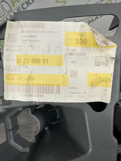 5E3807056 Stoßstangenhalter Vorne Rechts Skoda Octavia