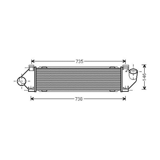 1 423 852 LADELUFTKÜHLER FORD Galaxy 06-15 DCA1140