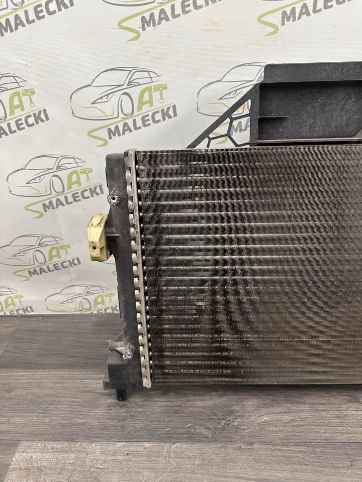 Water cooler radiator including fan Vw Polo 6R 1.2 CGP petrol engine 6R0