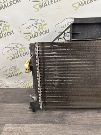 Water cooler radiator including fan Vw Polo 6R 1.2 CGP petrol engine 6R0