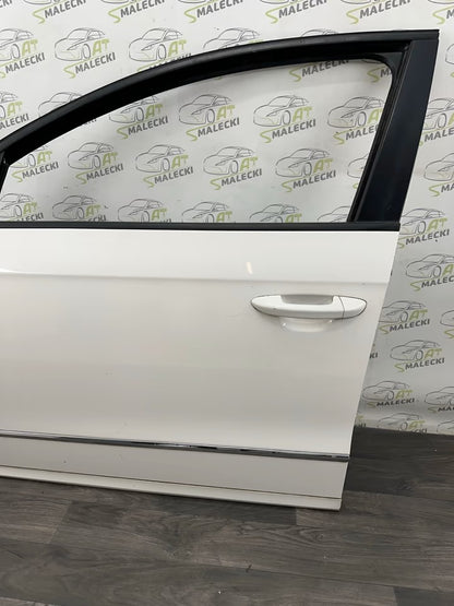 Door front left Vw Passat 3C B6 05-10Bj color LB9A white