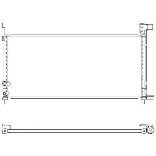 8845002430 KONDENSATOR TOYOTA Auris 10/2012=>> DCC1959