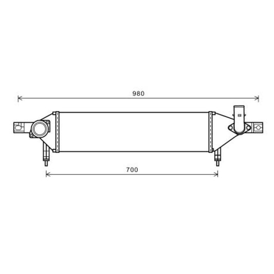 14461BB50A LADELUFTKÜHLER NISSAN Qasqai 2011-2013>> DCA1115