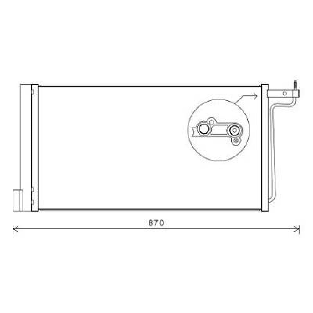 1684204 KONDENSATOR FORD FOCUS III 01/2011 DCC1642