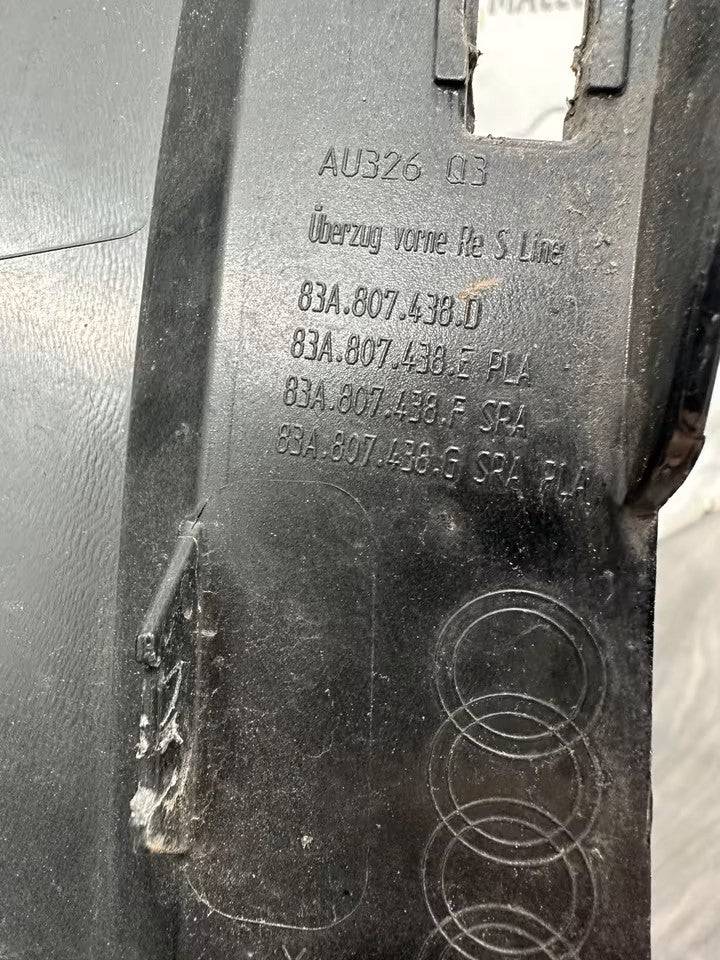 83A807438D Stoßstange Rechts Audi Q3 83A Modell 2018-2025 S line