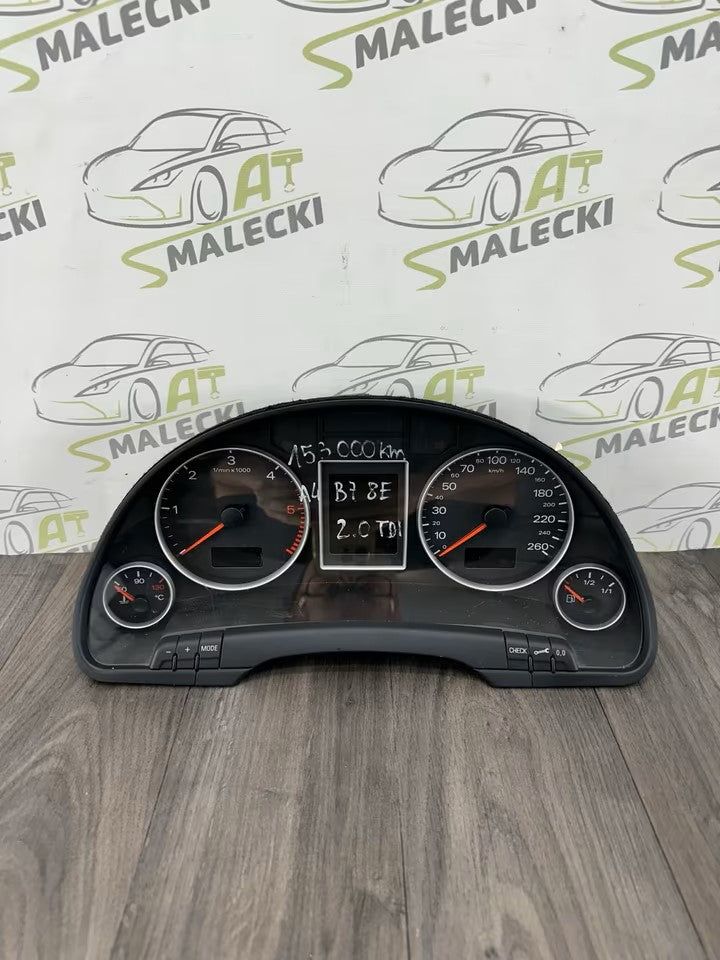 8E0920932 Tacho Kombiinstrument Audi A4 B7 8E 8H 2,0 Tdi 153000km