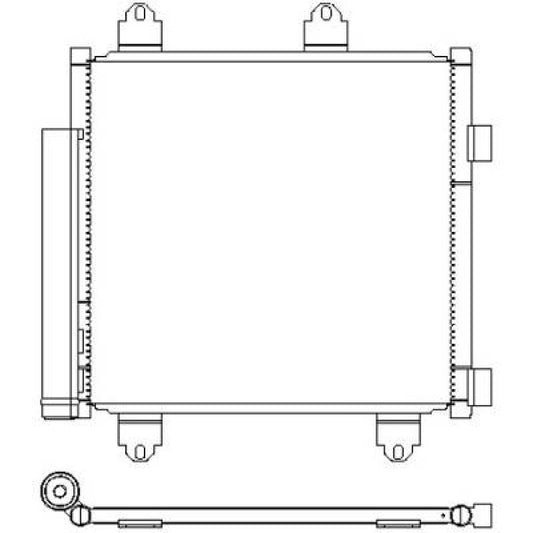 B000995480 KONDENSATOR TOYOTA Aygo 1,0 04/2014->> DCC2020