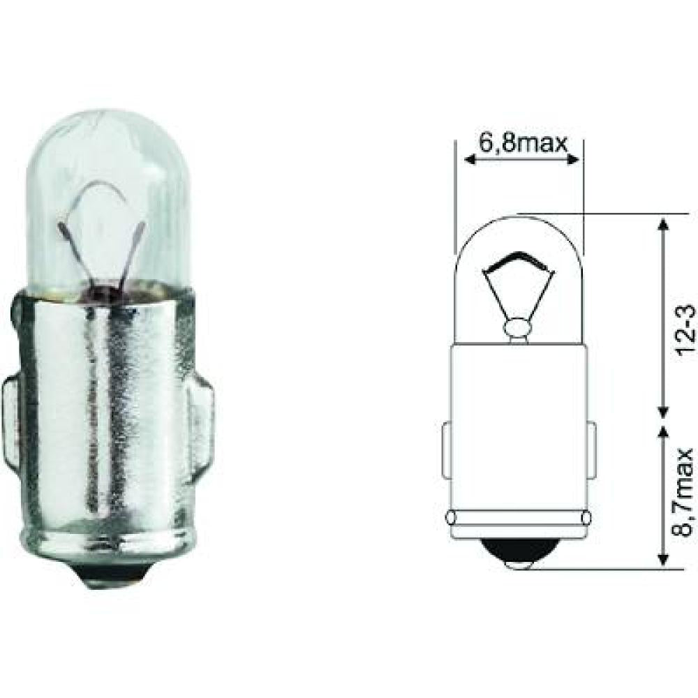 nan DIN-Type J 12V 2W BA7s J GLÜHLAMPE LID10084