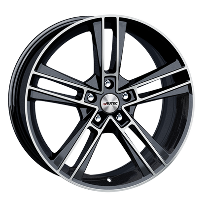 AUTEC Alufelgen NEU Rias - Schwarz metallic poliert