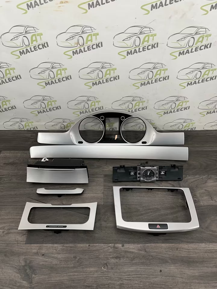 Dekorleiste Set Dekor Zierleiste Vw Passat 3AA B7 Gebürstet