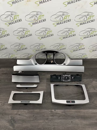 Dekorleiste Set Dekor Zierleiste Vw Passat 3AA B7 Gebürstet