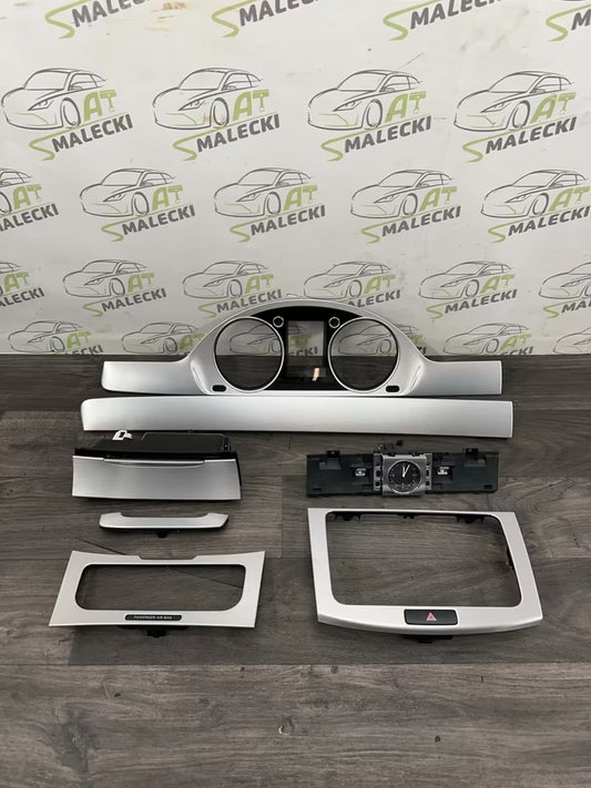 Dekorleiste Set Dekor Zierleiste Vw Passat 3AA B7 Gebürstet