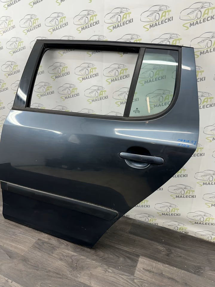Door Rear Left Skoda Fabia 5J Model Color 9153 Gray