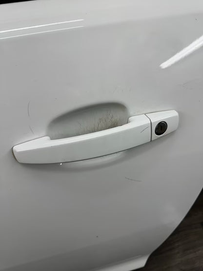 Türe Tür Links Opel Corsa D 3-Tür Modell Farbe Z474 Weiß