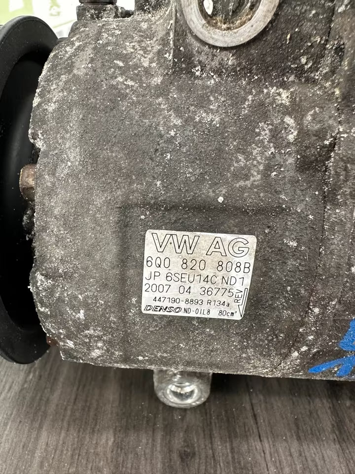 6Q0820808B Klimakompressor 1,4 Benzin BXW Polo Ibiza Fabia