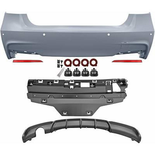 51128056497 DESIGNSTOßSTANGE HINT.F30, 11-19  SPORT-PERFORMANCE 1217356