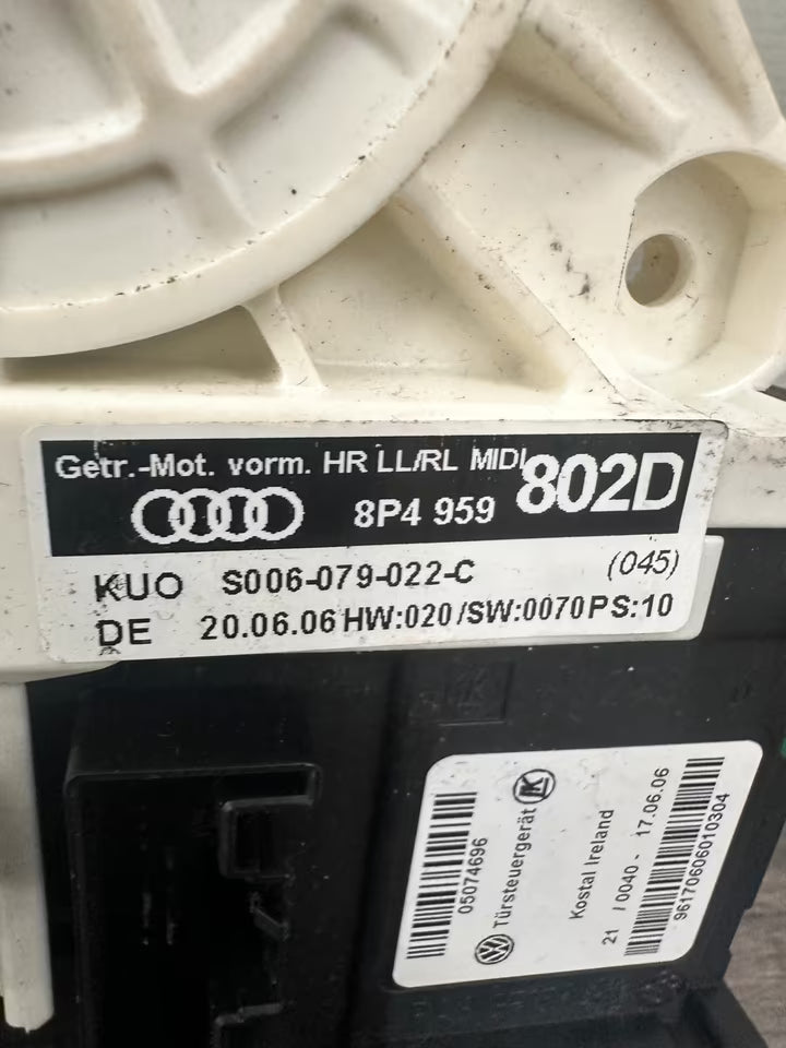 8P4959802D Fensterhebermotor Hinten Rechts Audi A3 8P