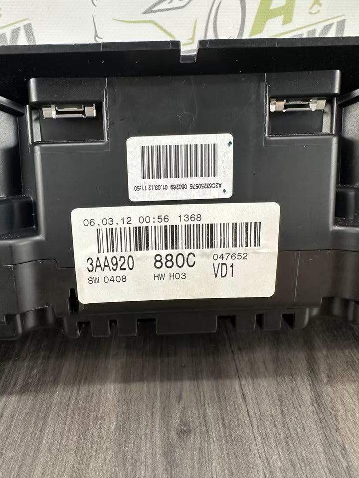 3AA920880C Tacho Kombiinstrument Vw Passat B7 3AA 2,0 Tdi