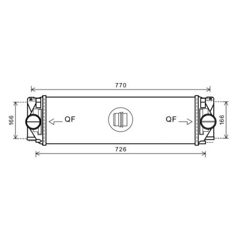A9065010201 LADELUFTKÜHLER MERCEDES Sprinter 906 DCA1013