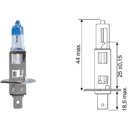 83931521 H1 12V 55W P14,5s H1 Glühlampe Halogen LID10065