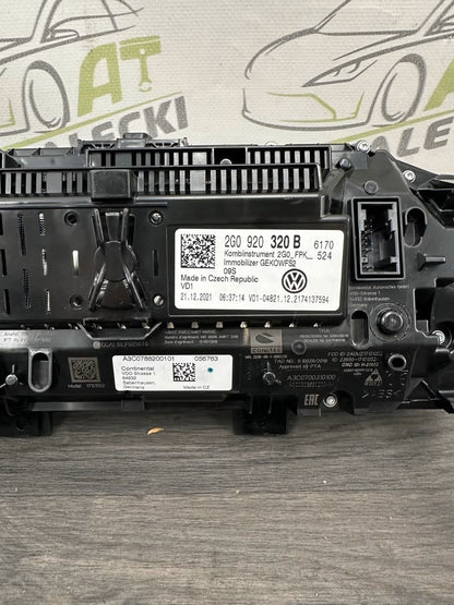 DEFEKT Virtual Tacho Kombiinstrument Digital Vw Polo 2G Modell 2G0920320