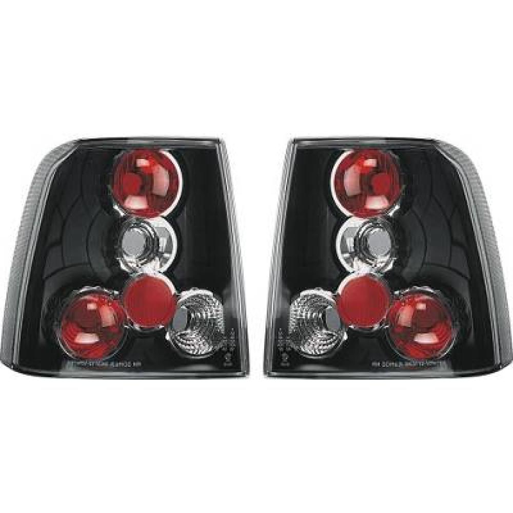 nan SATZ RÜCKLEUCHTEN  PASSAT, 96-00     KLARGLAS/SCHWARZ 2245195