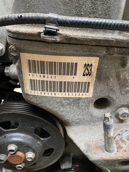 K12B engine 1.2 petrol Suzuki Splash Opel Agila 134000km