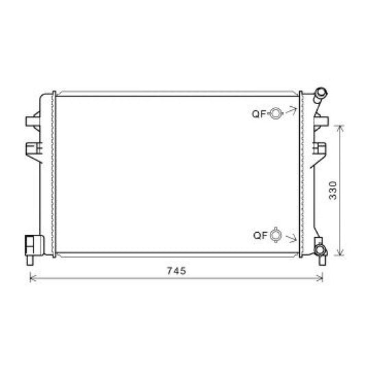 5Q0121251EJ KÜHLER           GOLF VII, für VW Golf VII/Audi A3 04/12> DCM3851