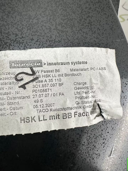 3C1857097BF Handschuhfach Ablagefach Vw Passat 3C 3AA B6 B7 Model