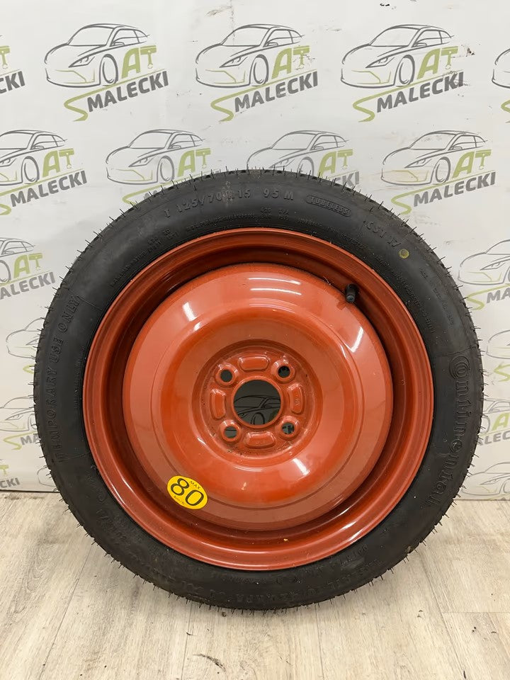 Notrad Reserverad Opel Agila B Modelle 125/70R15 95M