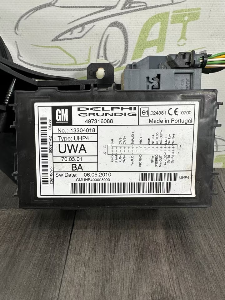 13304018 Bluetooth Steuergerät Opel Astra H Modell 2010 Bj 497316